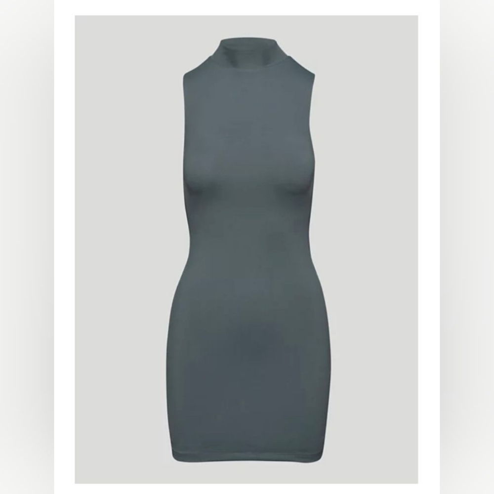 Babaton conture mock Neck Mini Dress